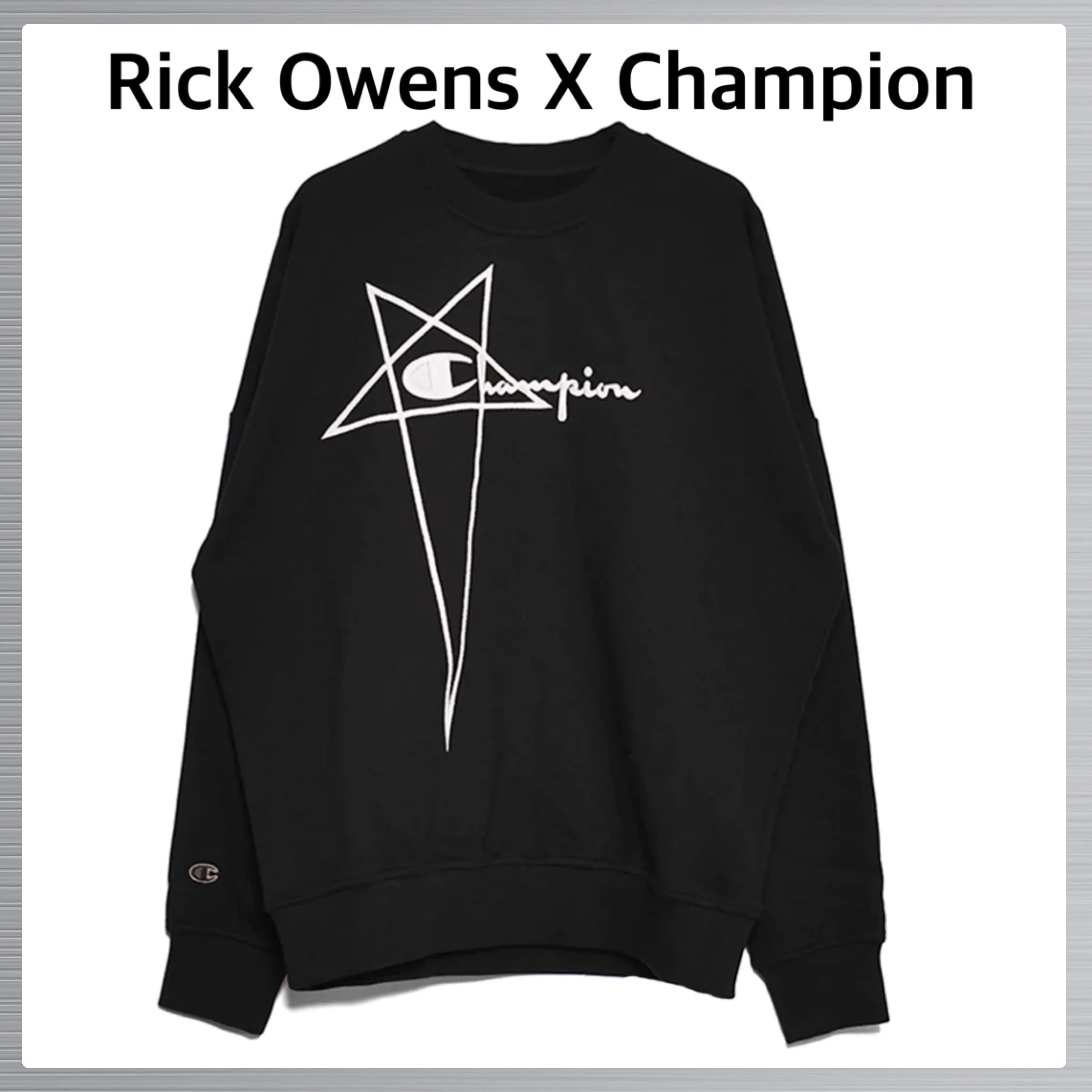 RICK OWENS  |Crew Neck Pullovers Unisex Street Style Collaboration