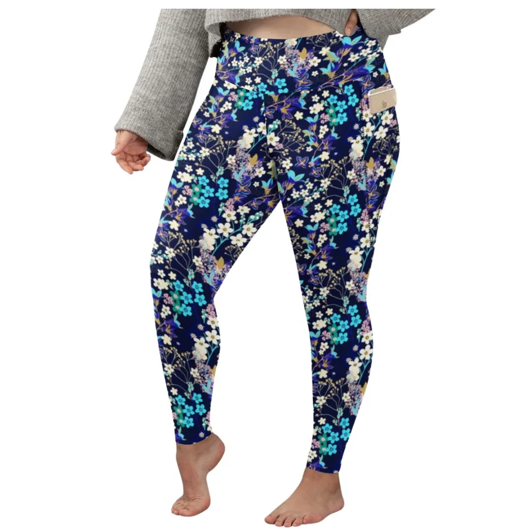 SCULPT Yoga Leggings- Forget-Me-Not