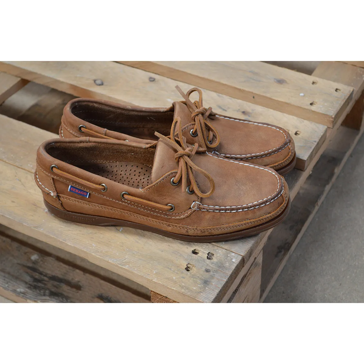 Sebago Schooner Gaucho Oiled Waxy Deck Shoes