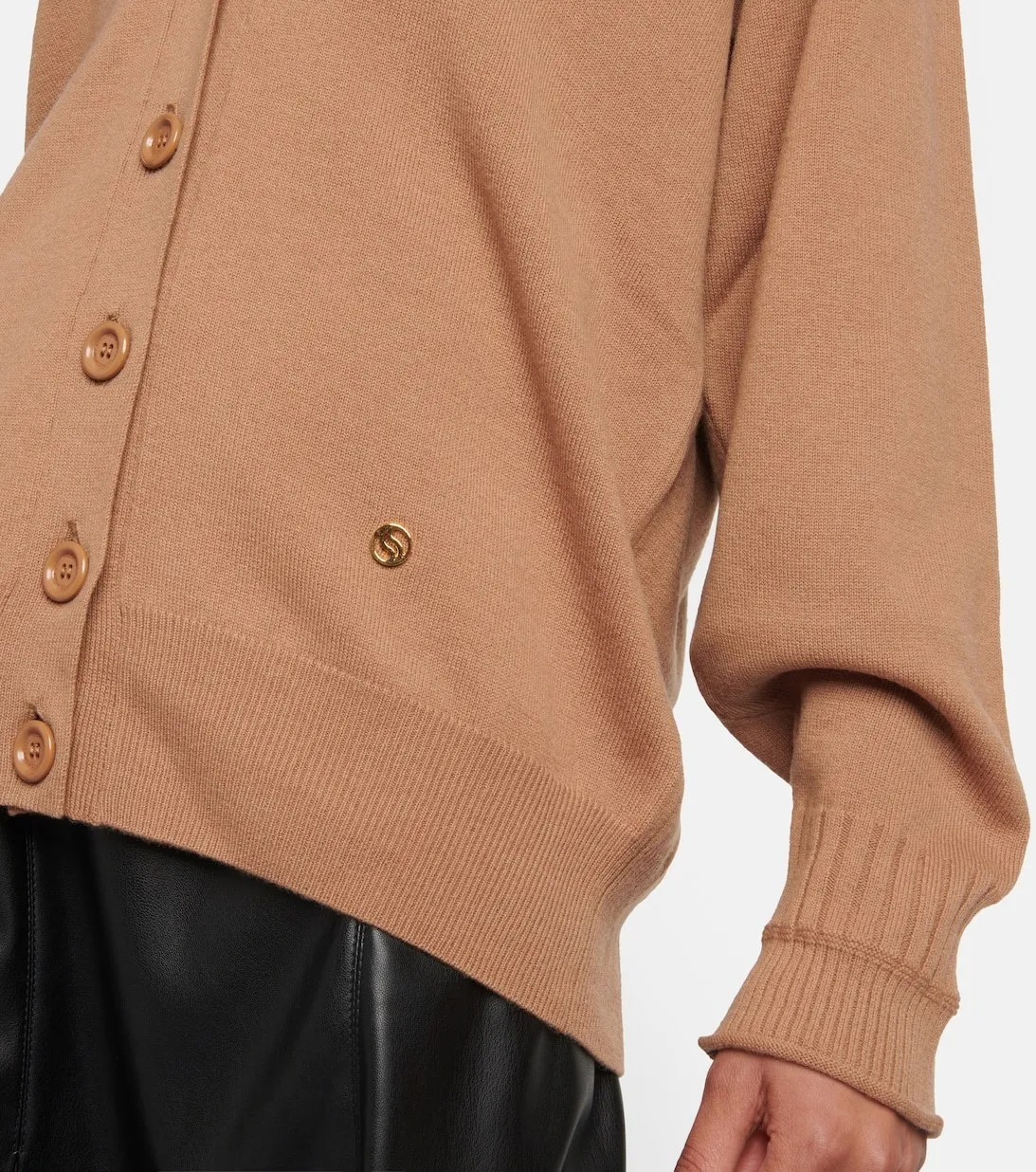 Stella McCartney  |Casual Style Wool Long Sleeves Plain Cardigans