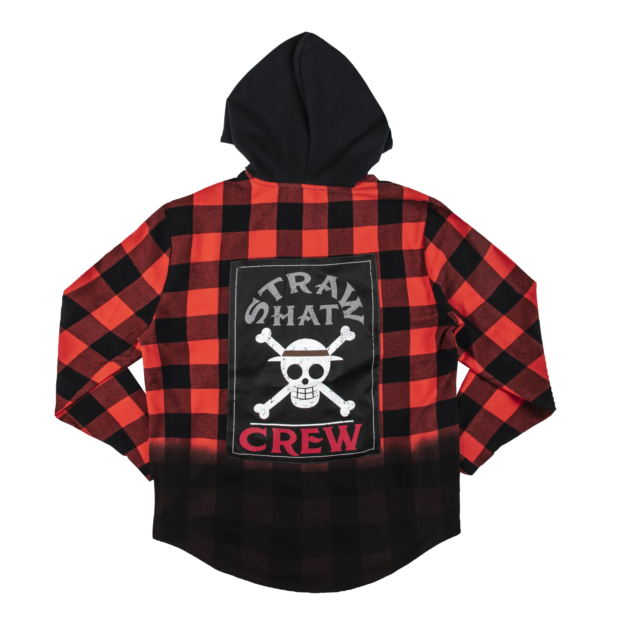 Straw Hat Crew Dip Dye Hooded Flannel