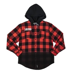 Straw Hat Crew Dip Dye Hooded Flannel