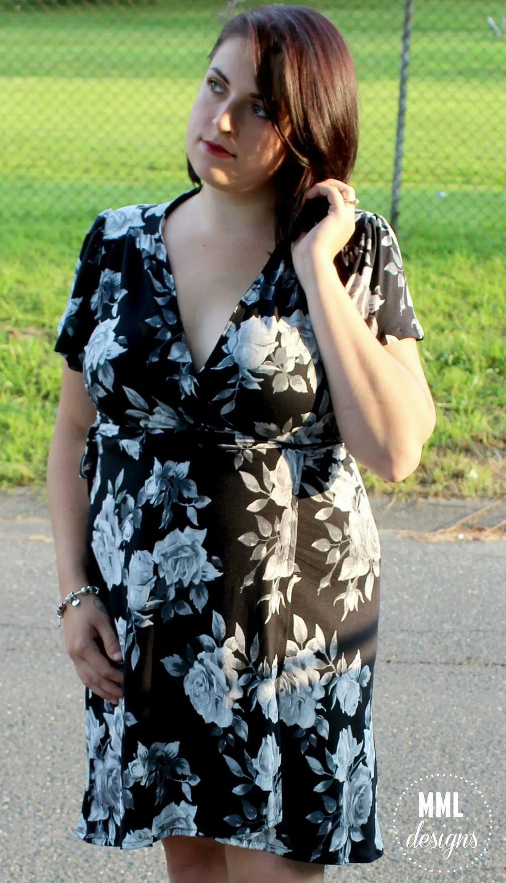 Summer Dawn Wrap Dress PDF Pattern Women XS-XXXL