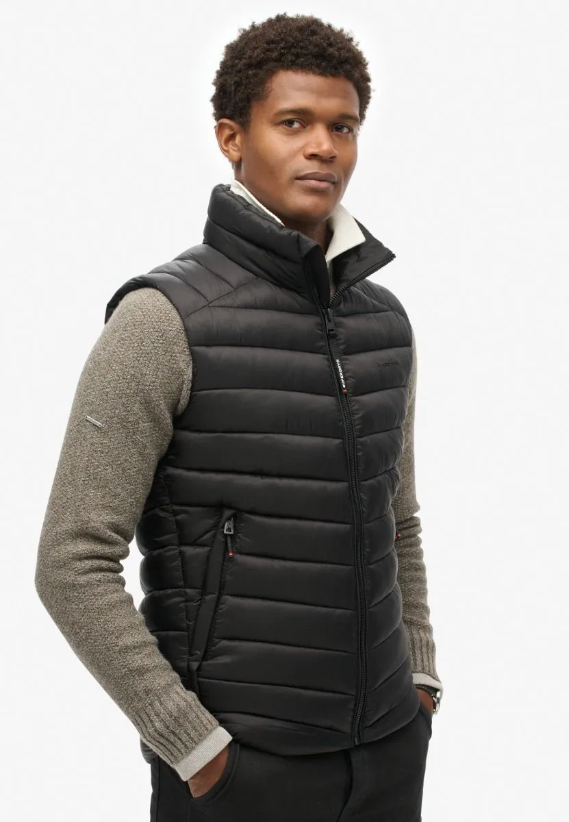 Superdry Fuji Sport Padded Gilet Bodywarmer Black