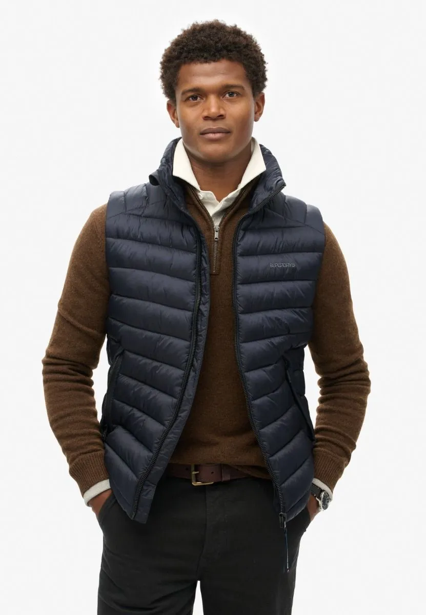 Superdry Fuji Sport Padded Gilet Bodywarmer Eclipse Navy