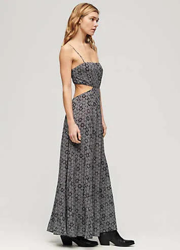 Superdry Sheered Back Maxi Dress | Grattan