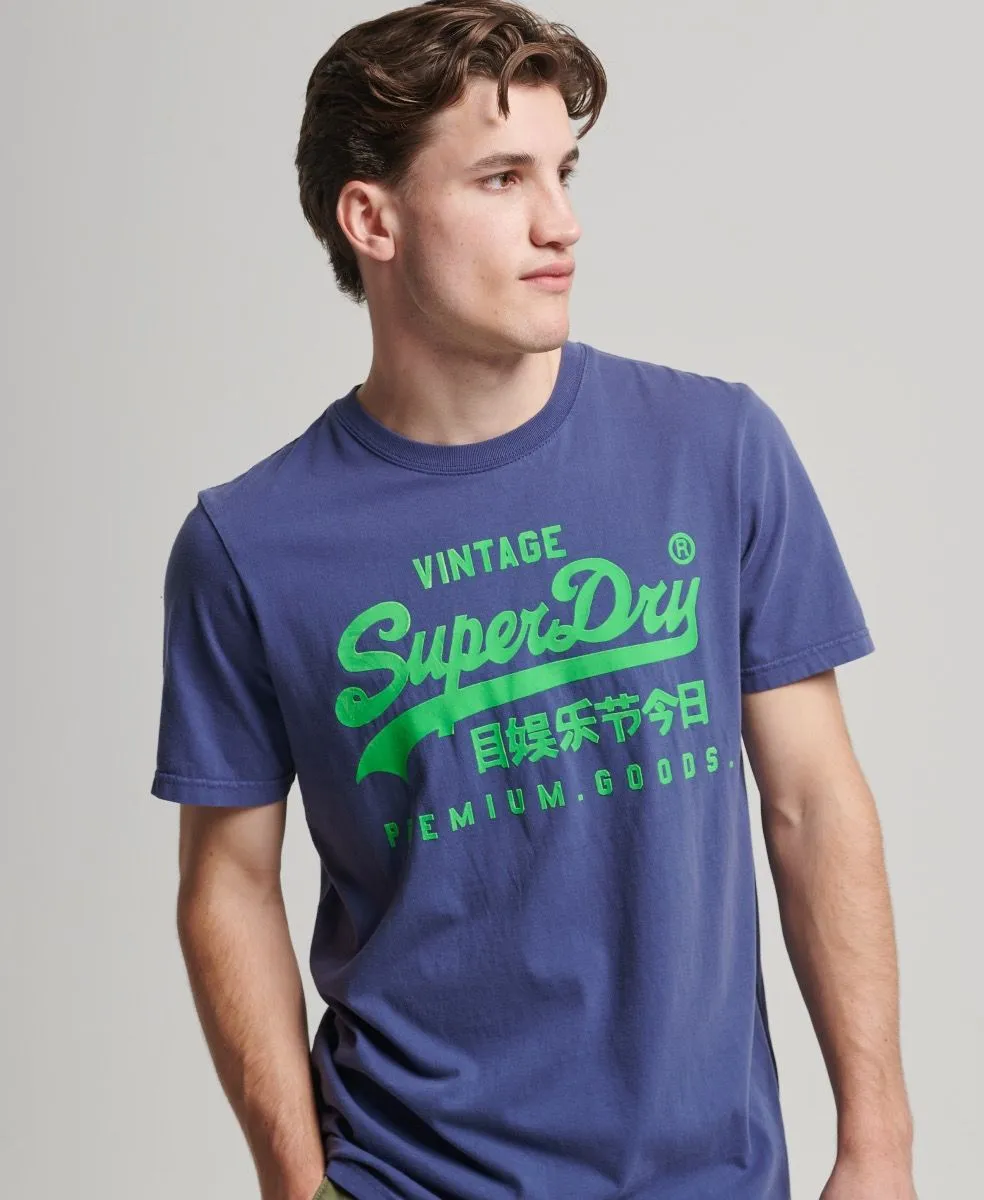 Superdry Vintage Logo Neon T-Shirt Frontier