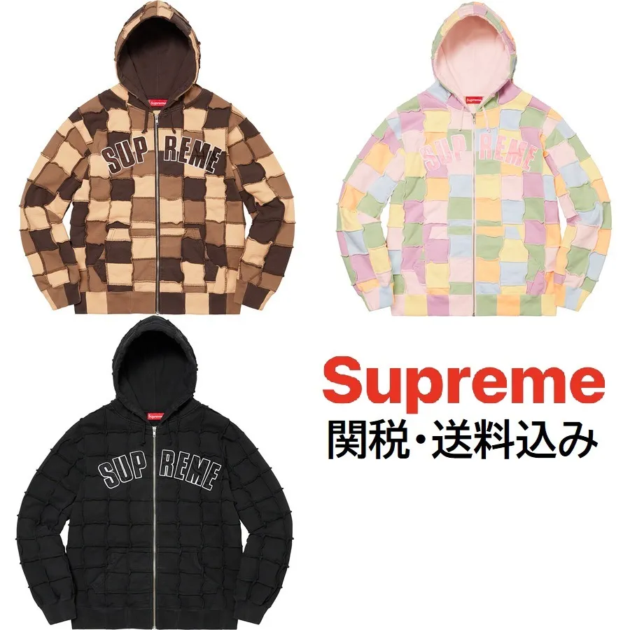 Supreme  |Pullovers Other Plaid Patterns Unisex Sweat Street Style