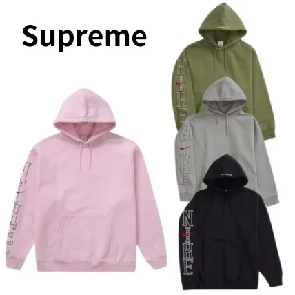 Supreme  |Pullovers Unisex Sweat Street Style Collaboration