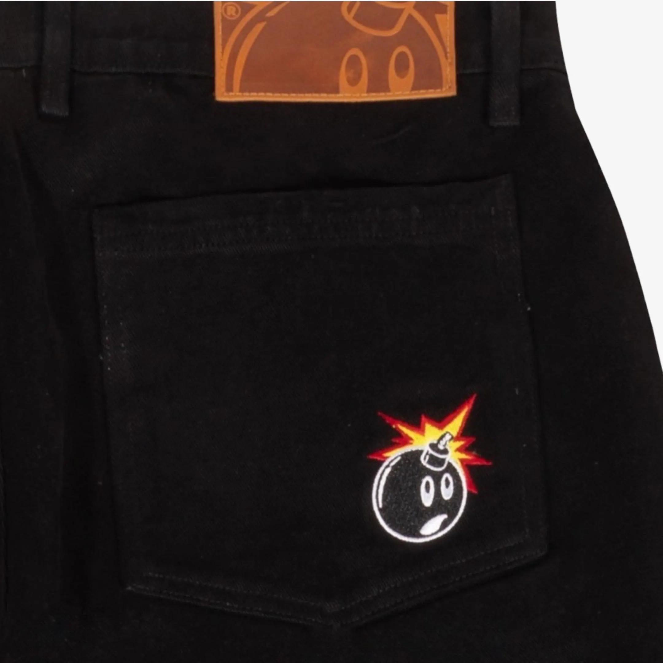 The Hundreds 'Adam Bomb' Washed Baggy Room Denim Black