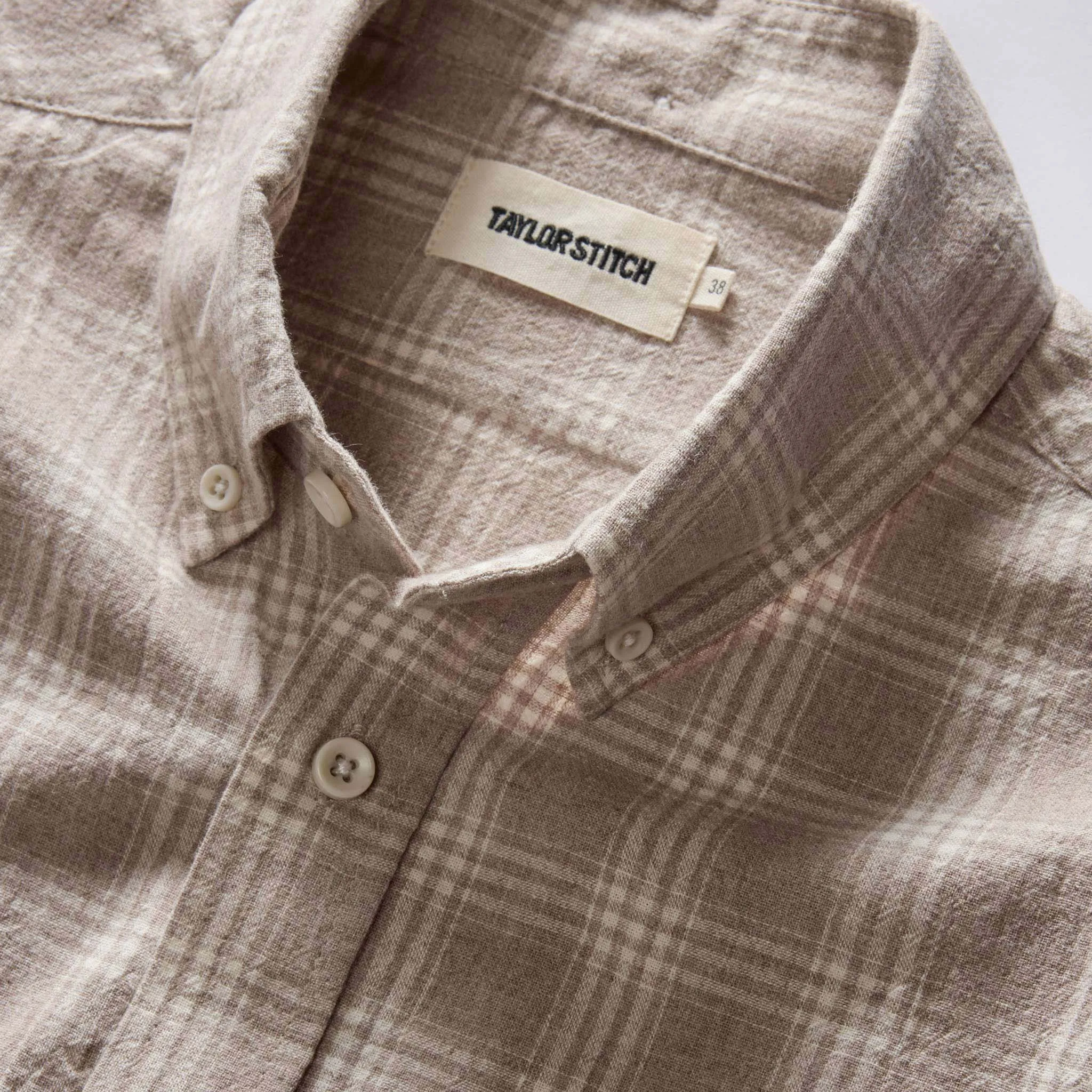 The Jack in Heather Flax Plaid