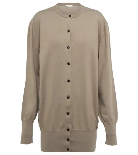 The Row  |Casual Style Long Sleeves Cotton Medium Cardigans