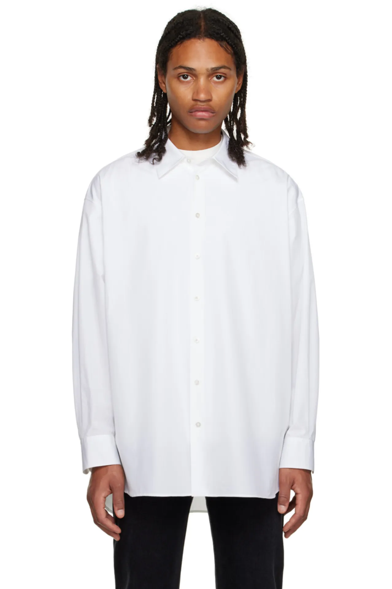 The Row  |Long Sleeves Plain Cotton Shirts