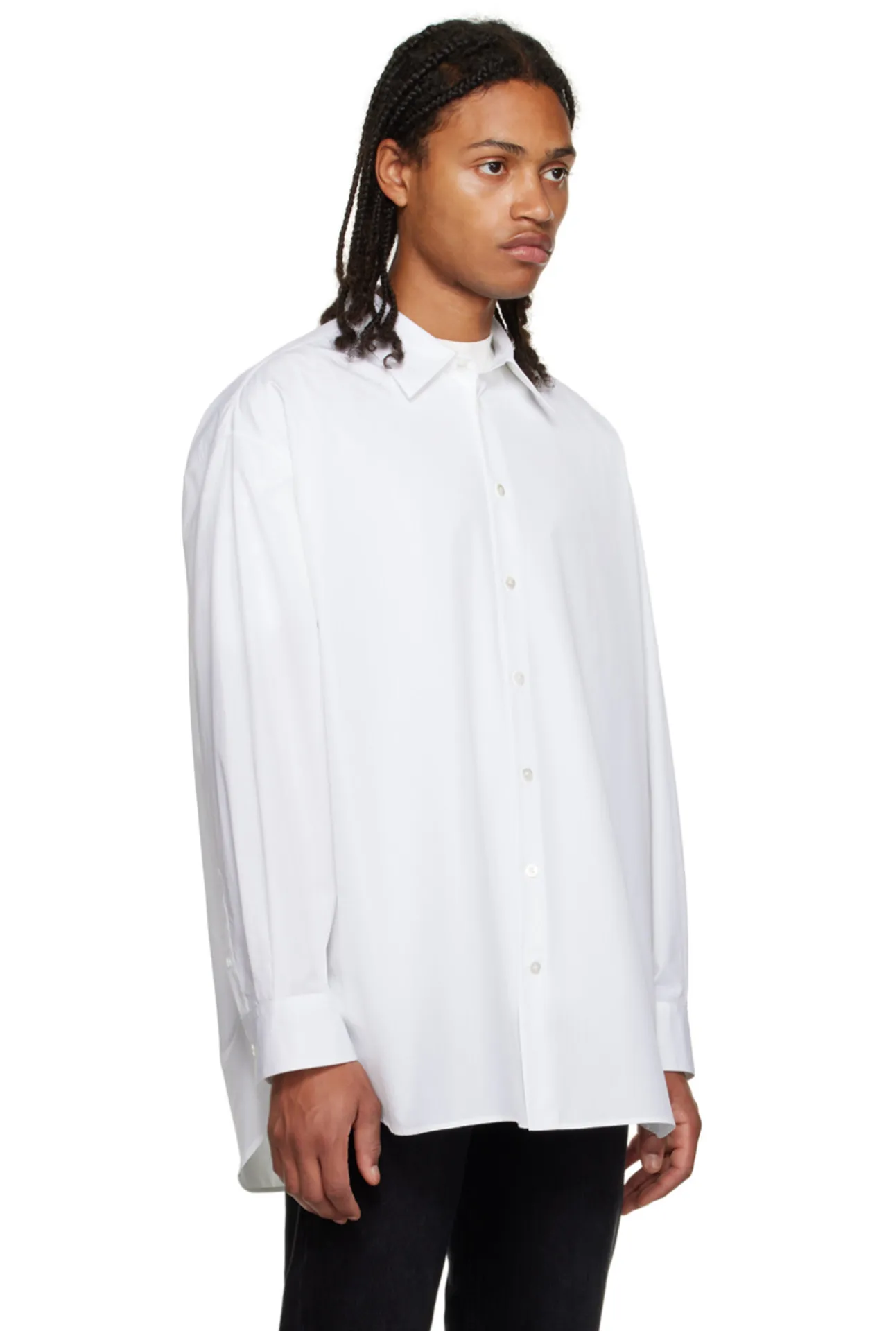 The Row  |Long Sleeves Plain Cotton Shirts