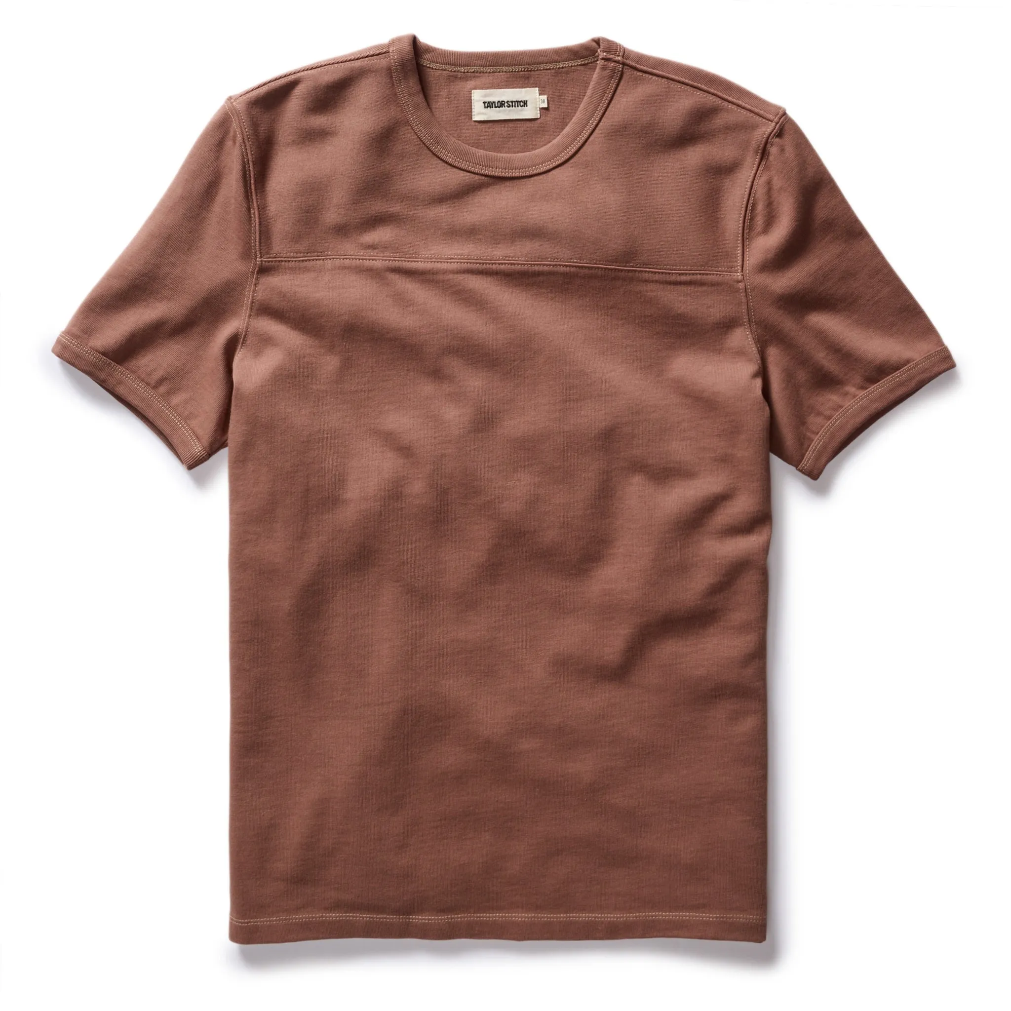 The Rugby Tee in Faded Brick