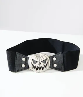 Unique Vintage Black Pumpkin Cinch Belt