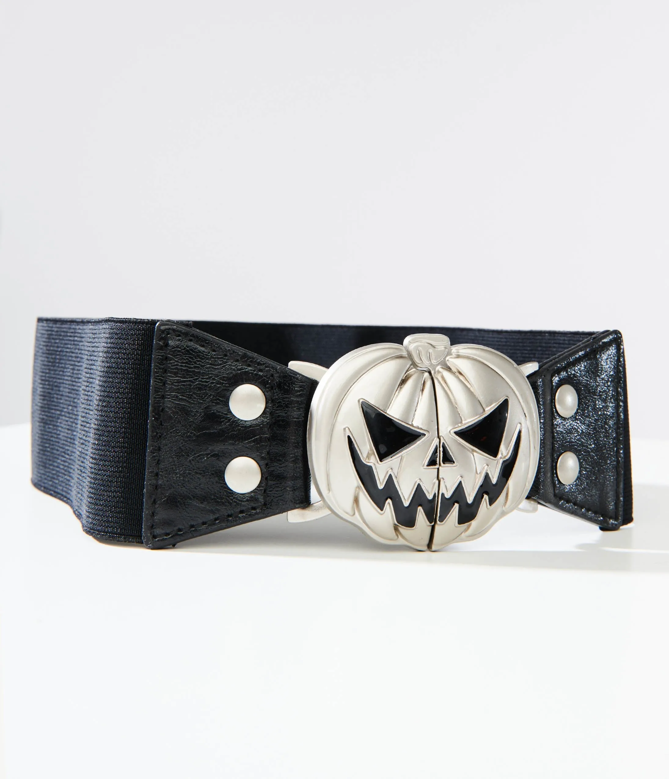 Unique Vintage Black Pumpkin Cinch Belt