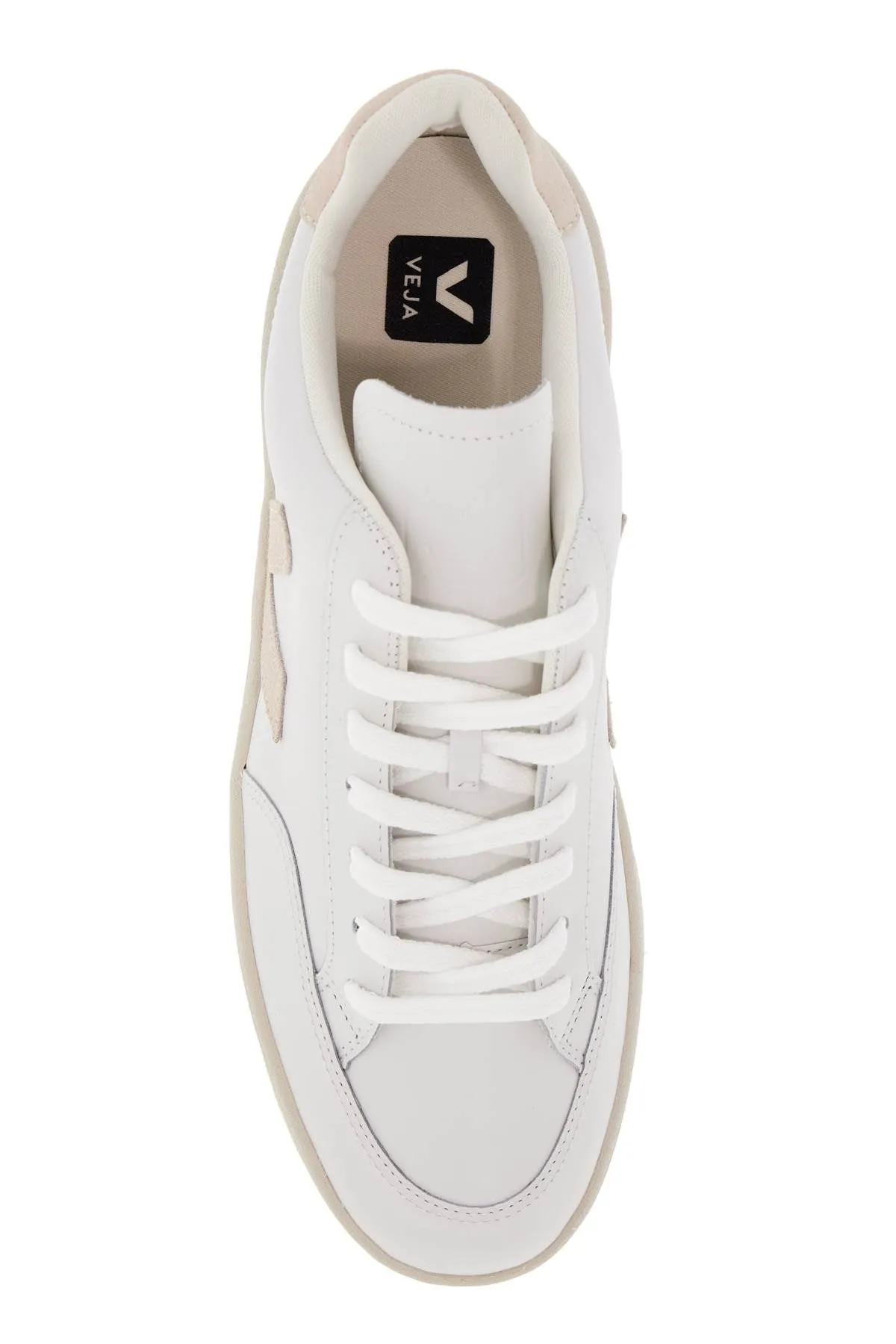 v-12 leather sneaker XD0202335B EXTRA WHITE SABLE