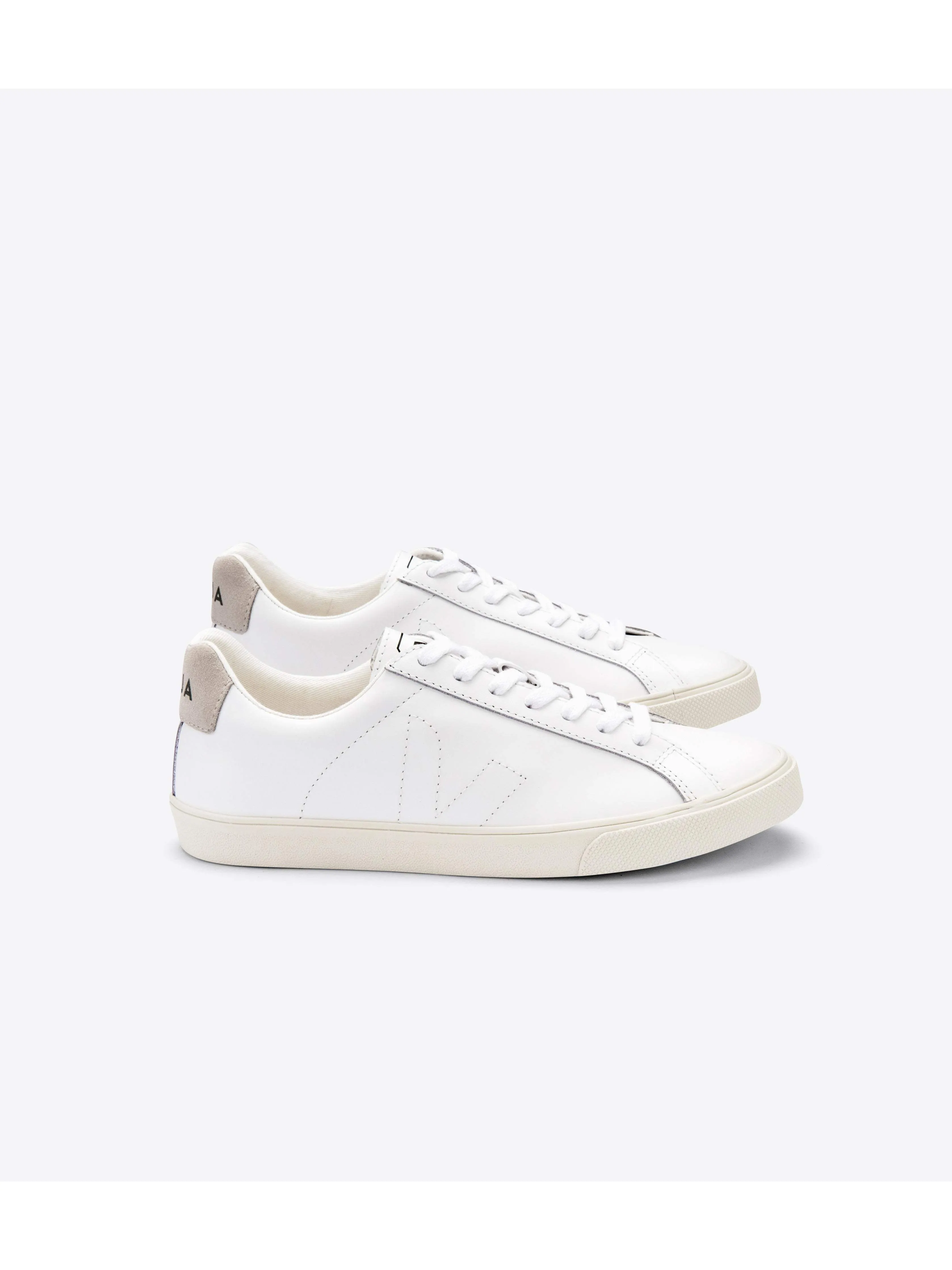 VEJA Women's Esplar Leather Sneaker  - Extra White