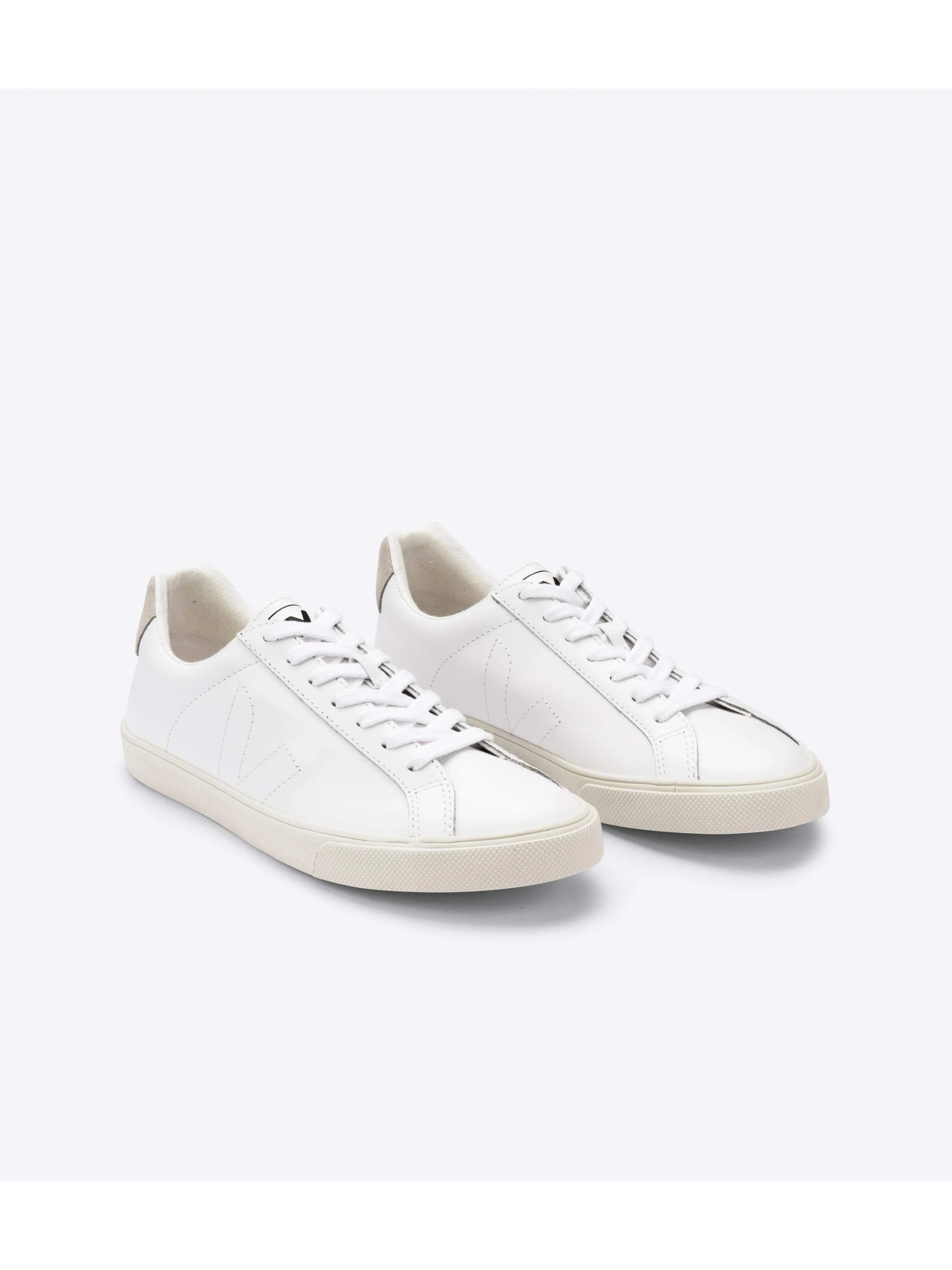 VEJA Women's Esplar Leather Sneaker  - Extra White