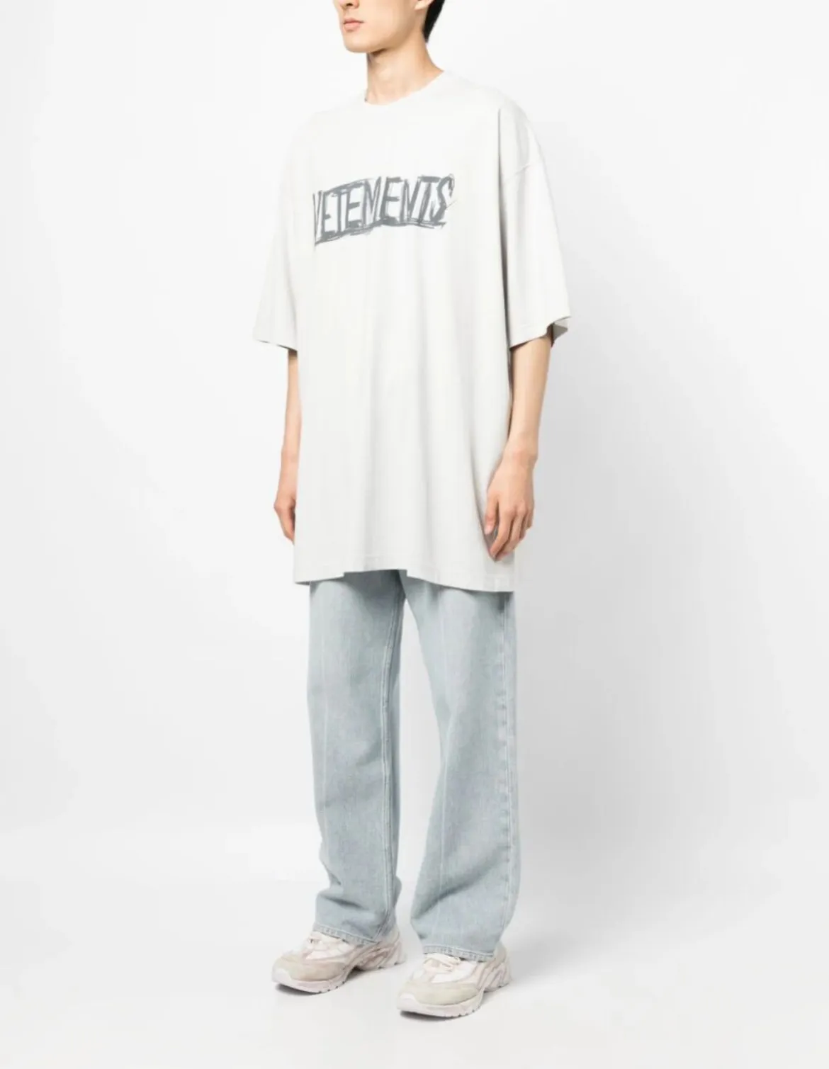 VETEMENTS  |Crew Neck Pullovers Unisex Street Style U-Neck Plain Cotton