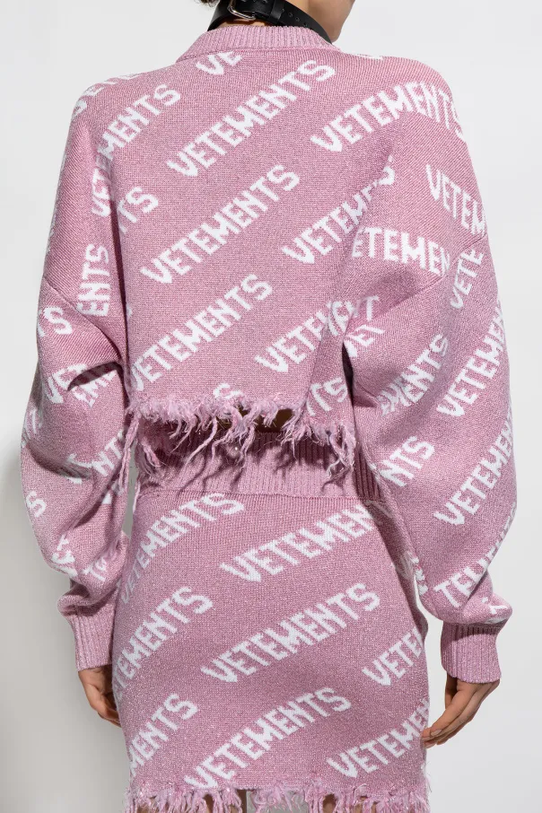 VETEMENTS  |Wool Long Sleeves Logo V-neck & Crew neck