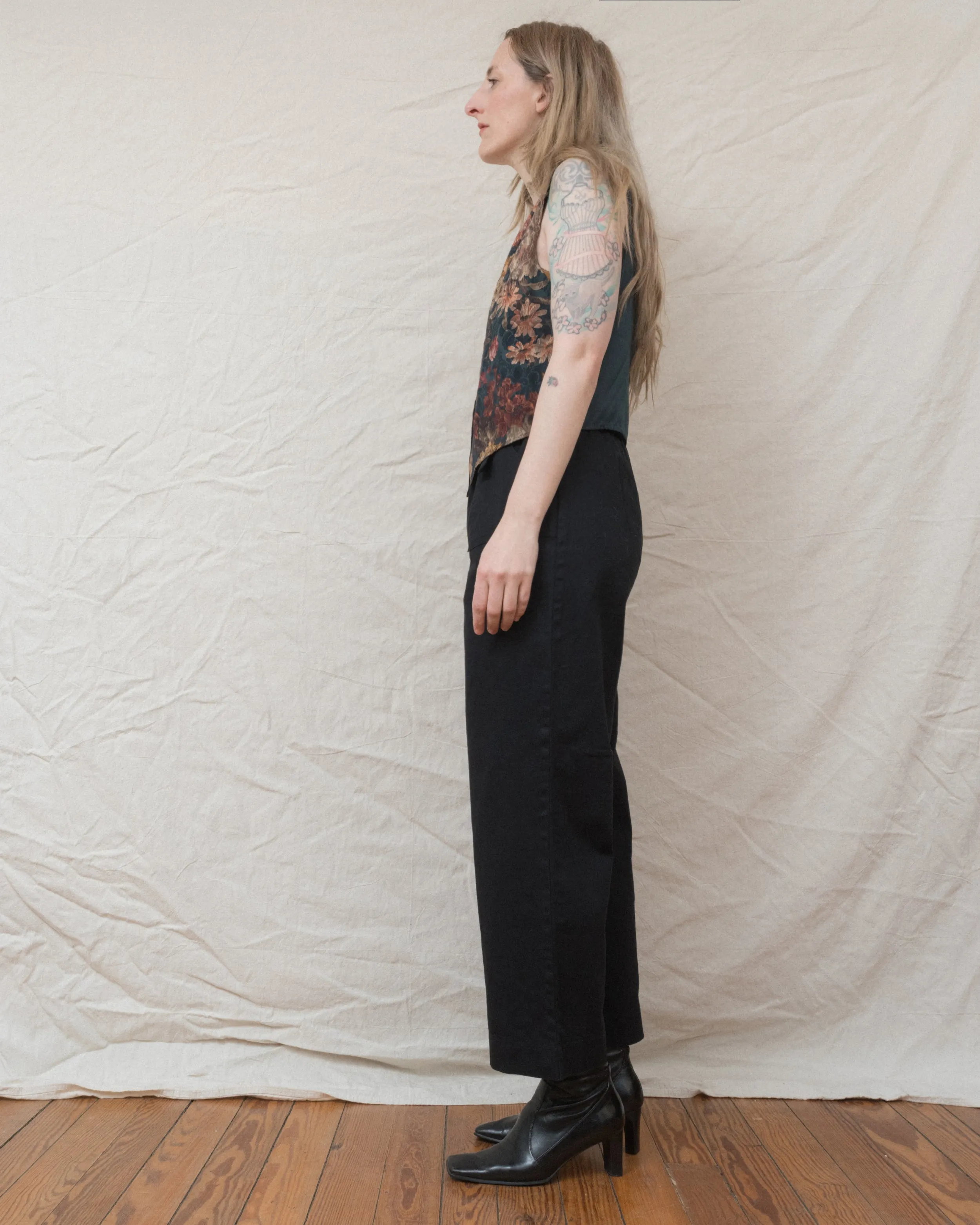 Vintage Black Boyfriend Pants (S-L)