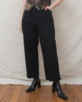 Vintage Black Boyfriend Pants (S-L)