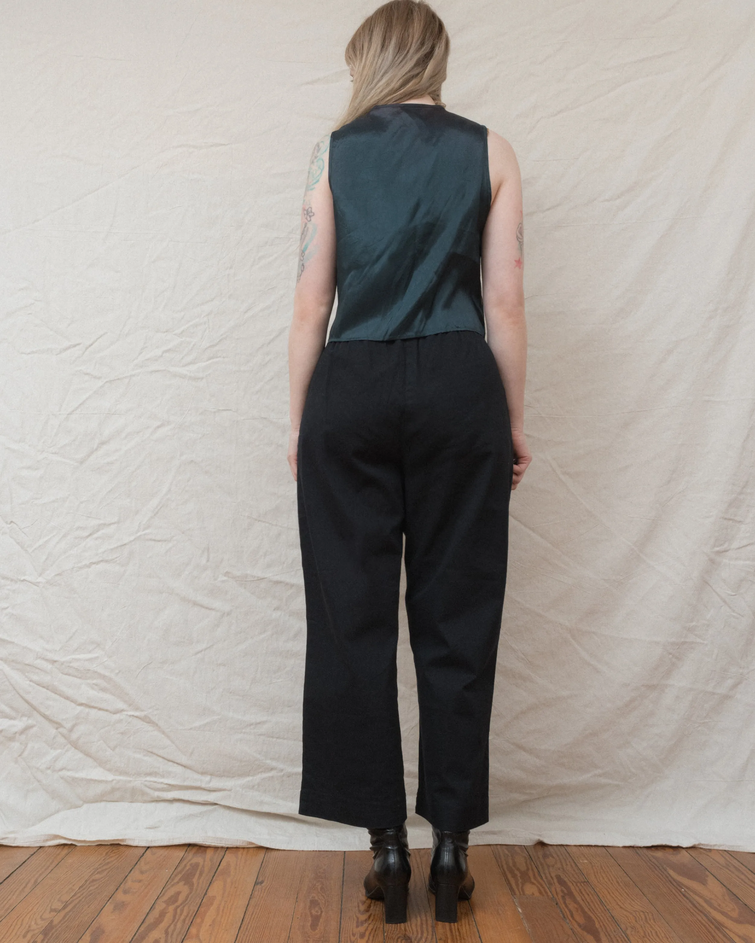 Vintage Black Boyfriend Pants (S-L)