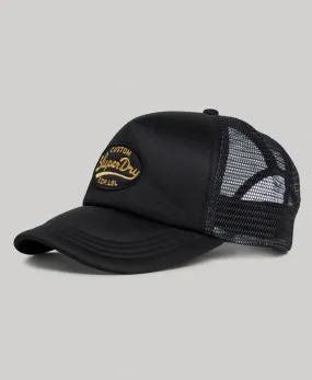 Vintage Trucker Cap | Washed Black