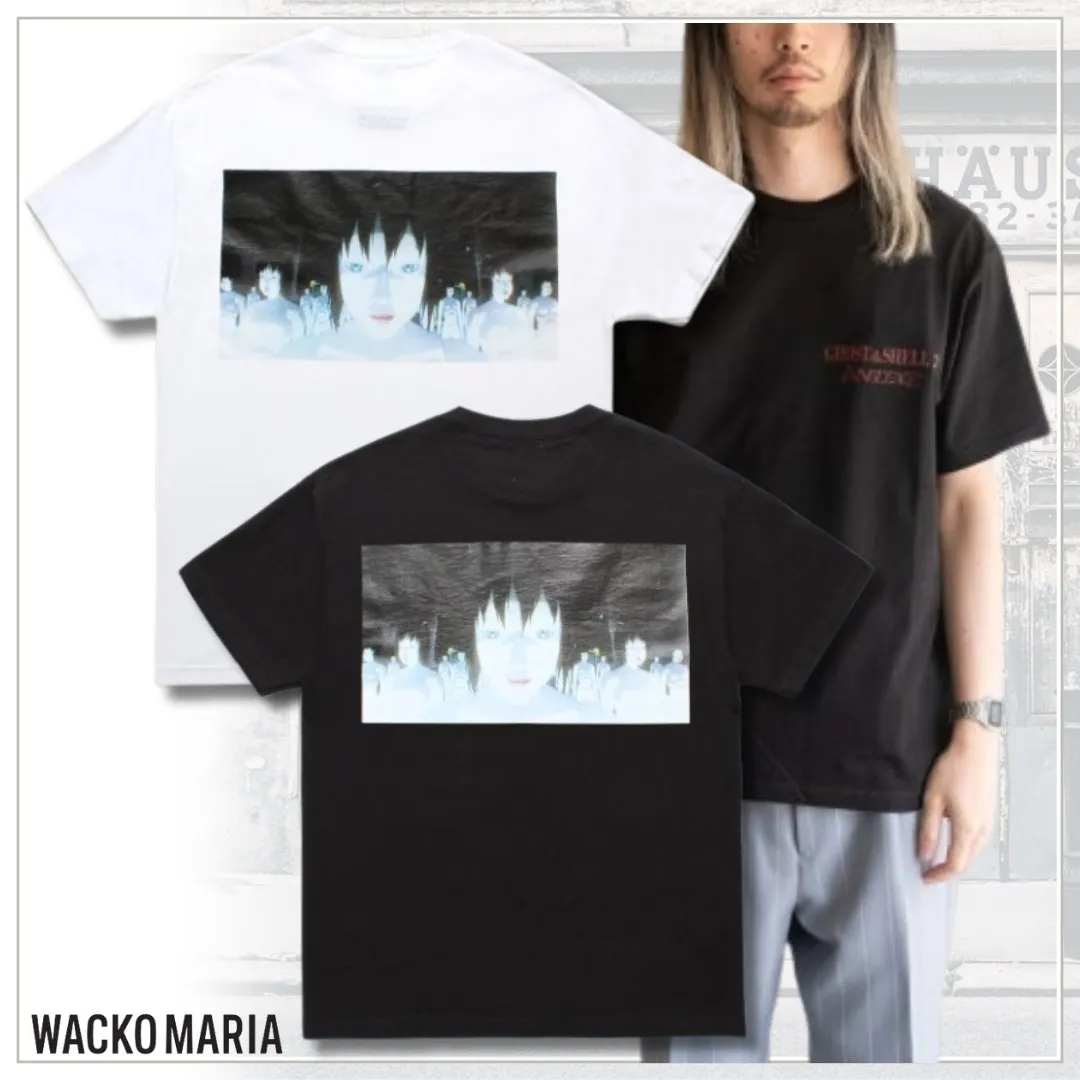 WACKO MARIA  |Pullovers Unisex Street Style U-Neck Cotton Short Sleeves