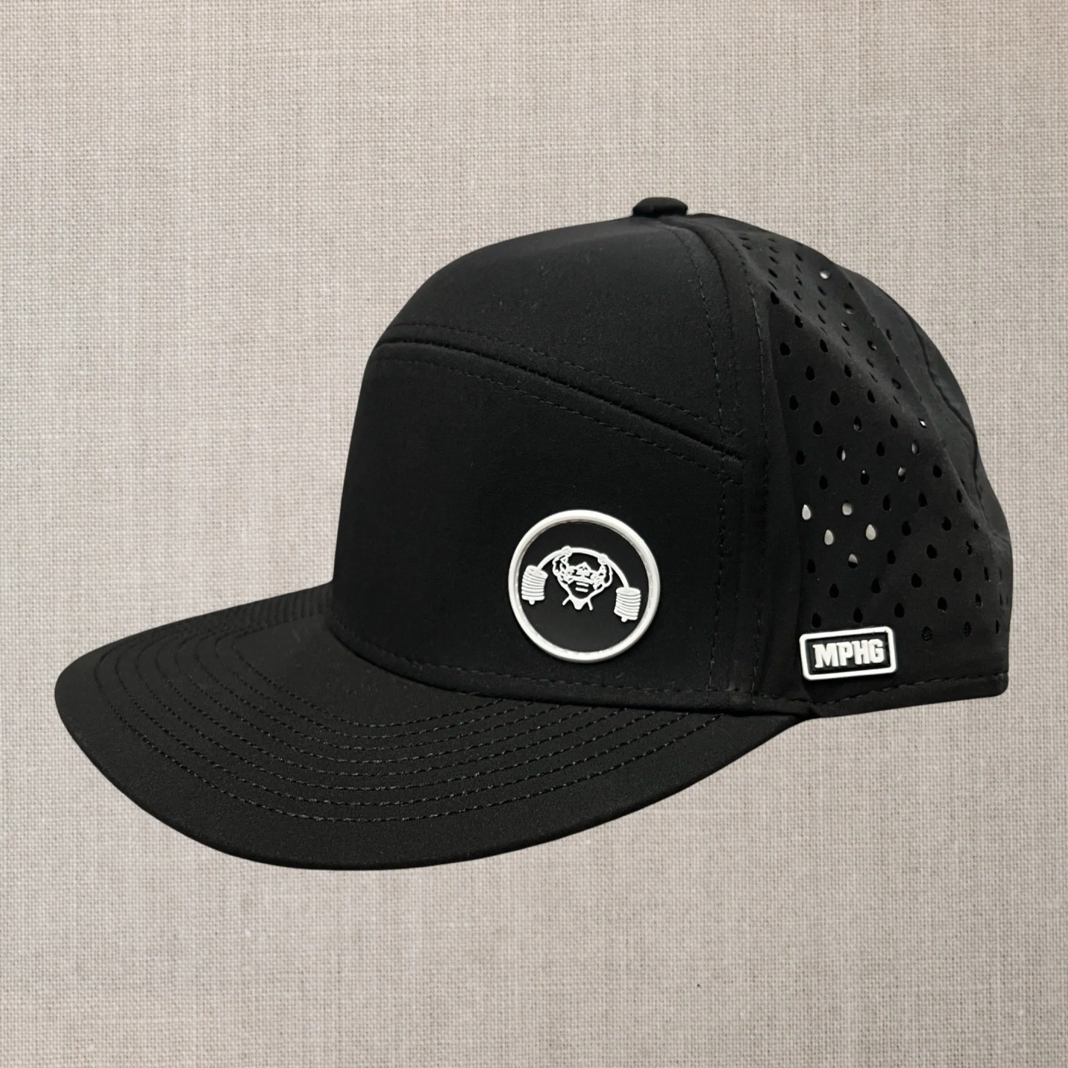 Waterproof Hat: Black on Black