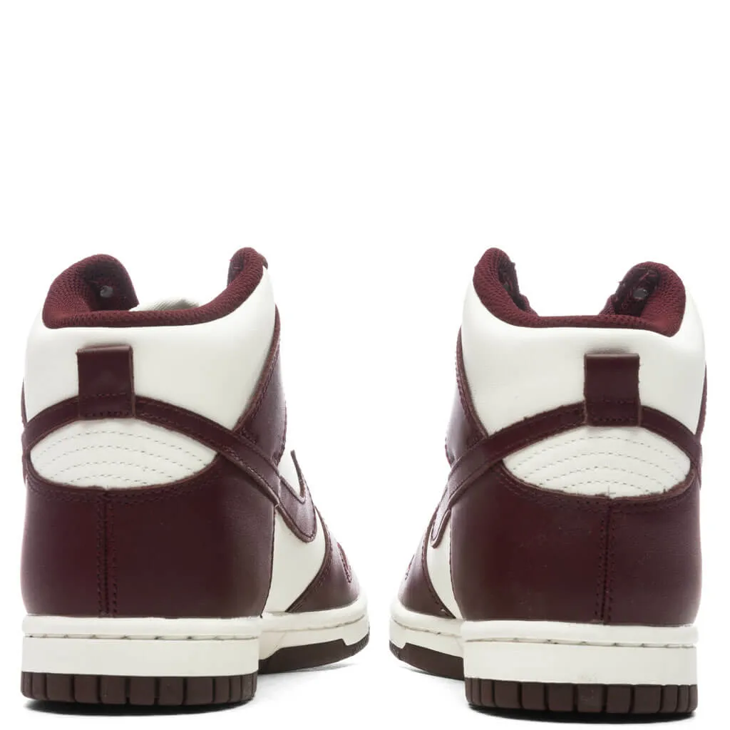 Women's Dunk High - Burgundy Crush/Sail