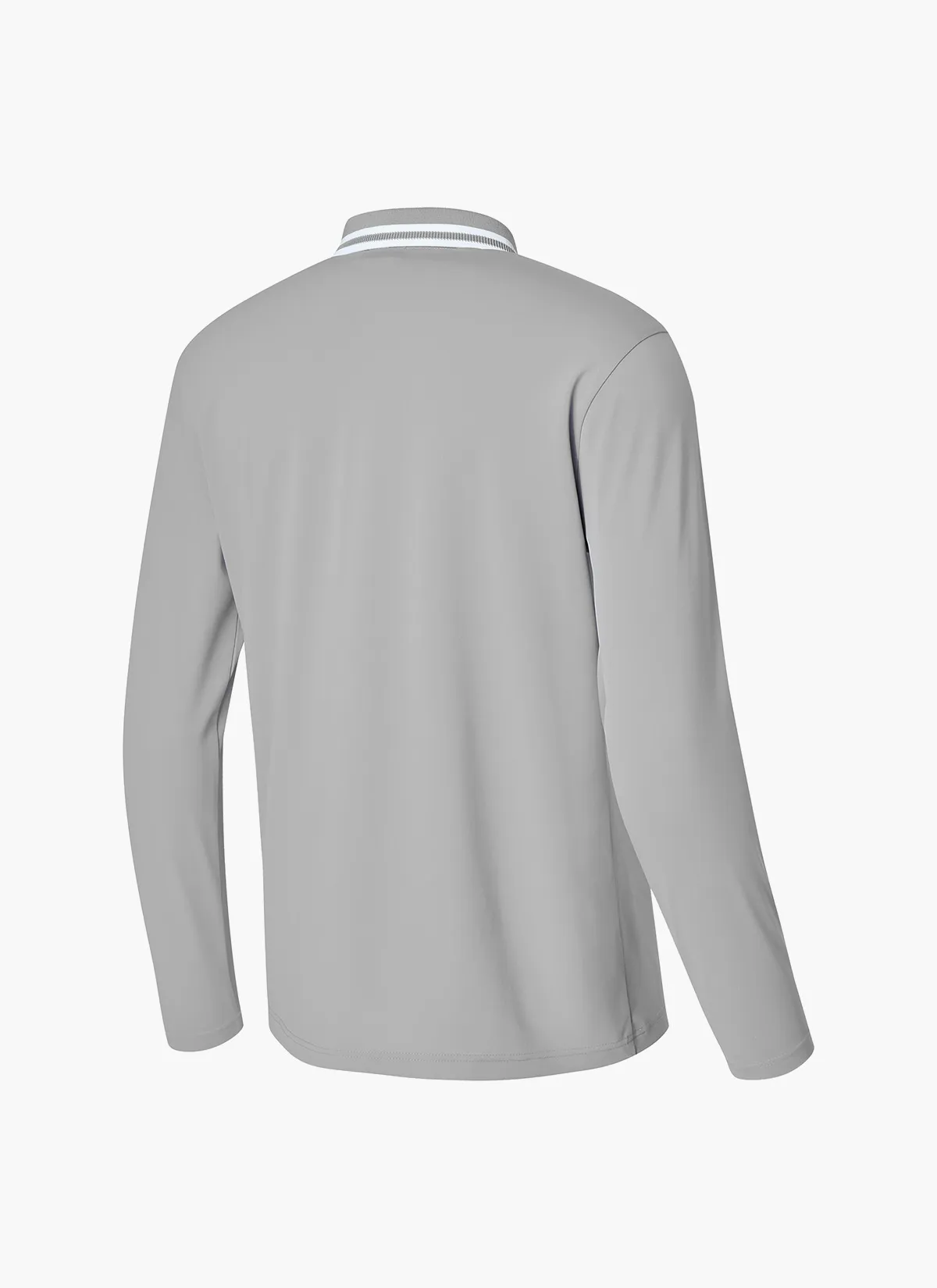 XEXYMIX  |Street Style Long Sleeves Plain Logo Polos