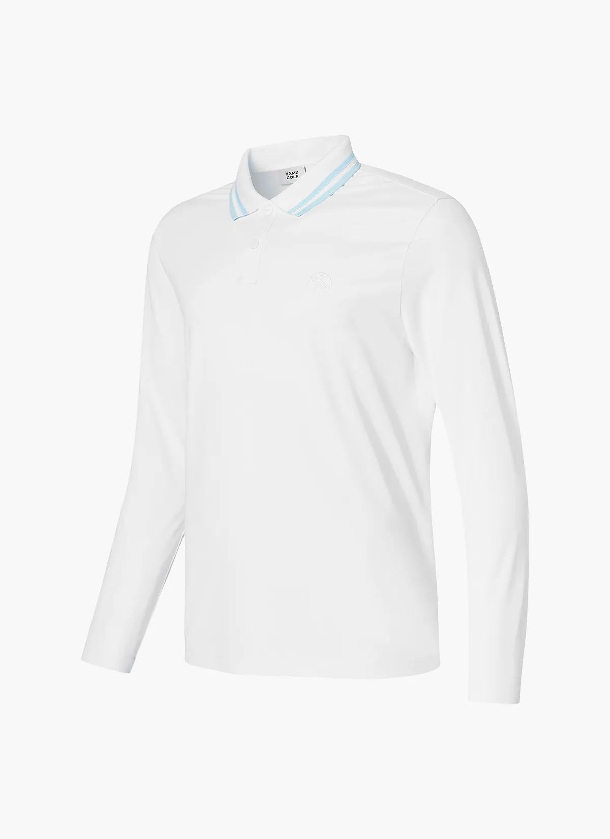 XEXYMIX  |Street Style Long Sleeves Plain Logo Polos