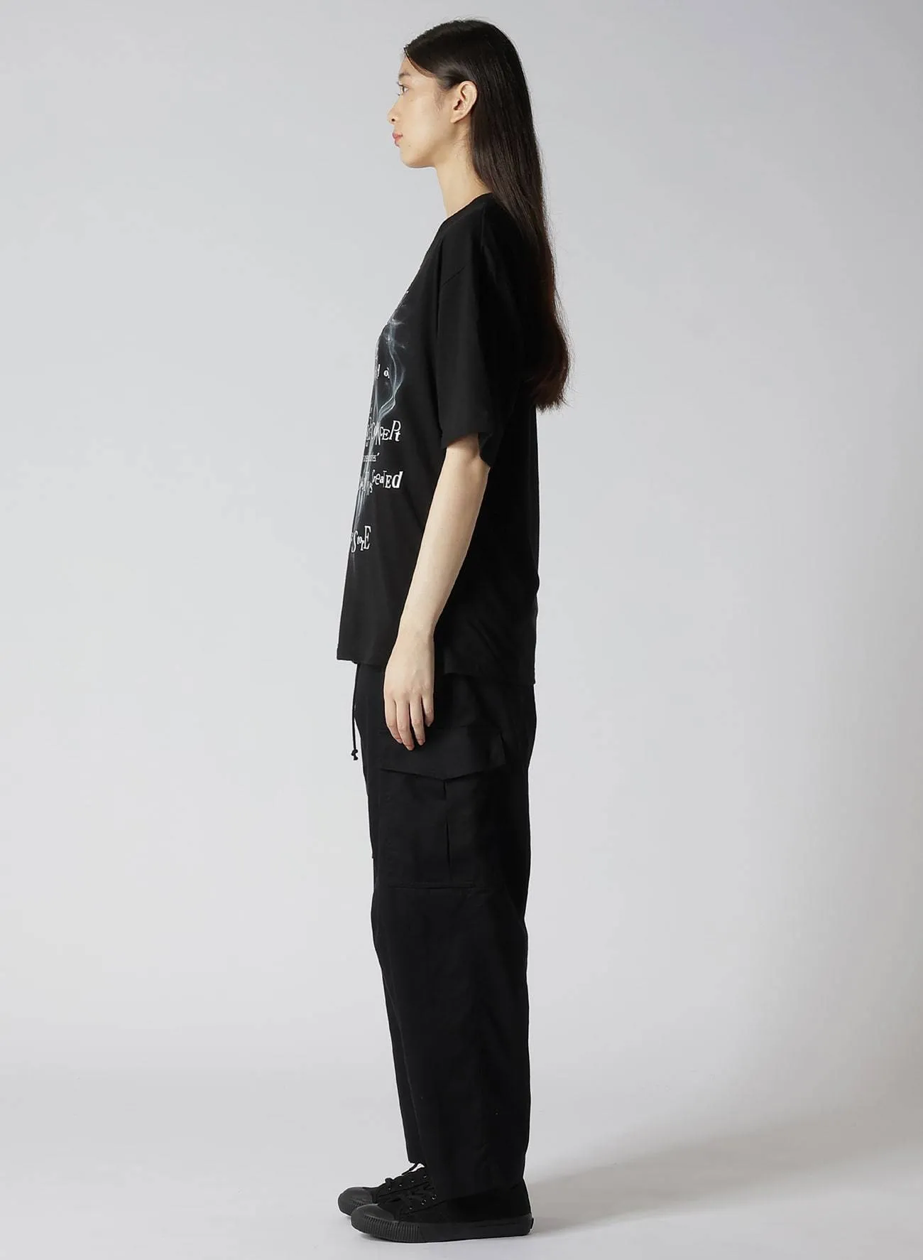 Yohji Yamamoto  |Crew Neck Pullovers Unisex Street Style Plain Cotton